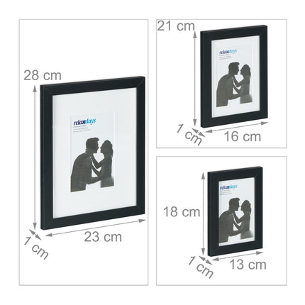 Set of 7 picture frames