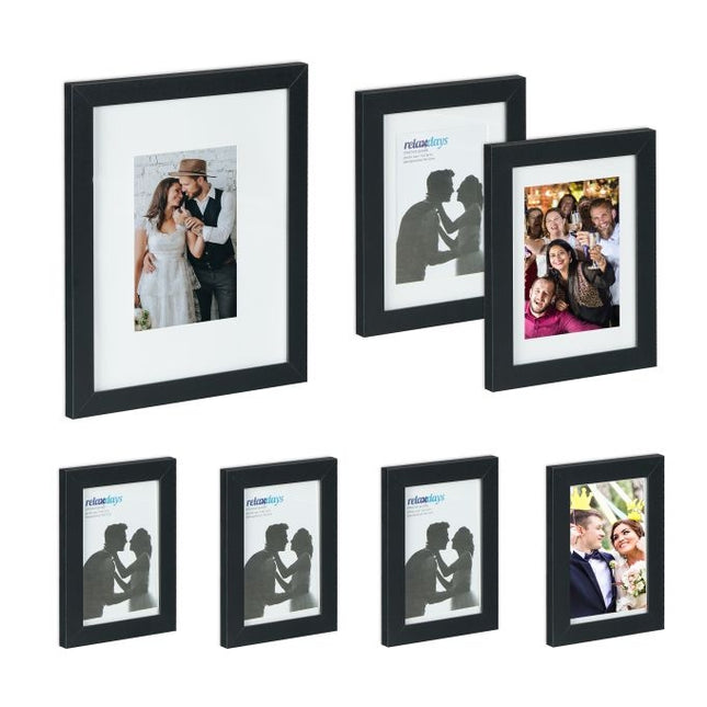 Set of 7 picture frames