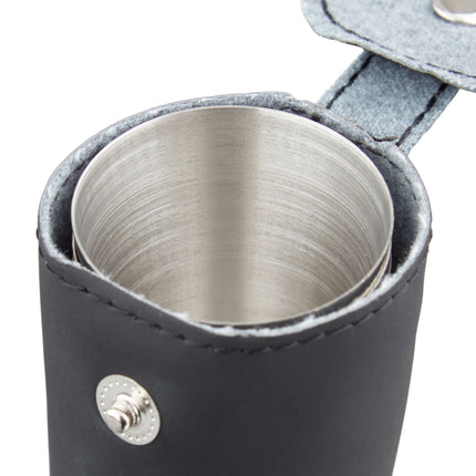 Set of 7 stainless steel spout bottles