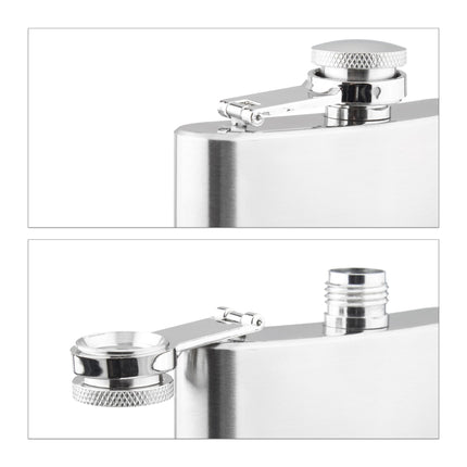 Set of 7 stainless steel spout bottles