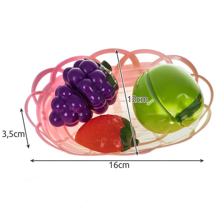 Set of fruits and vegetables for cutting in a basket 22576