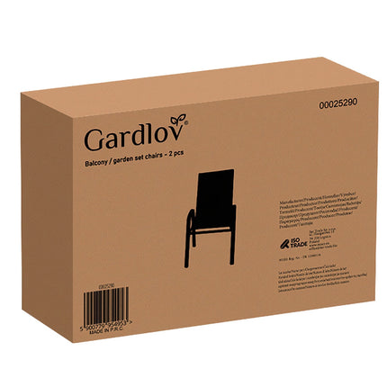 Set of garden chairs - 2 pcs. Gardlov 25290