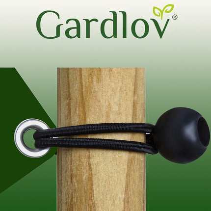 Set of rubbers with a ball for the tarpaulin - 10 pcs.