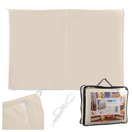 Shade Sail, Polyester With Eyelets, Water-Repellent