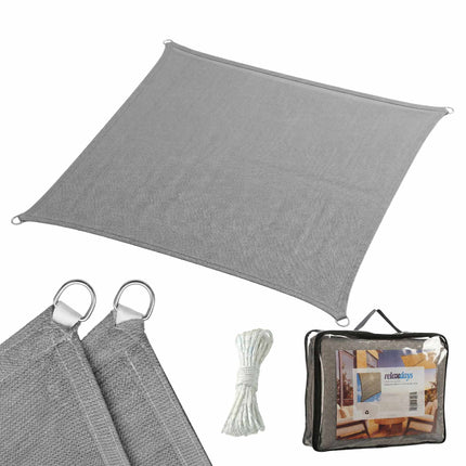 Shade Sail With Eyelets – Breathable HDPE Sun Shade