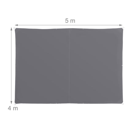 Shade Sail With Eyelets – Polyester, Water-Repellent