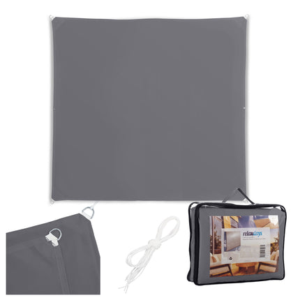 Shade Sail With Eyelets, Water-Repellent Polyester