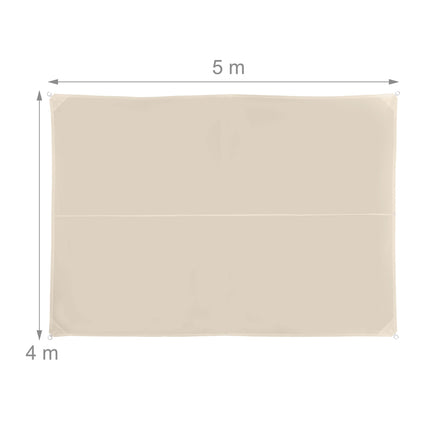 Shade Sail With Eyelets – Water-Repellent Polyester