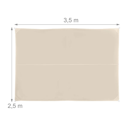 Shade Sail With Eyelets – Water-Repellent Polyester