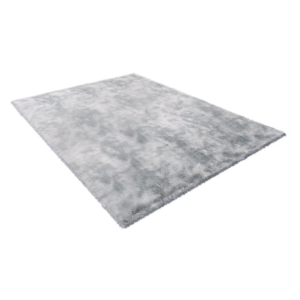 Shag Area Rug 9x12 ft, Plush, Slip-Resistant, Gray