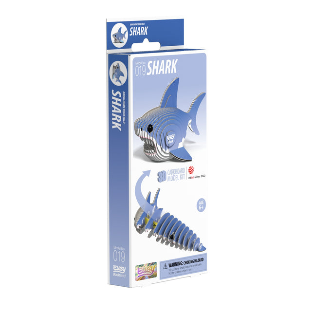 Shark 3D Cardboard Model Kit for Creative Building Fun