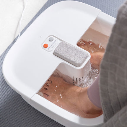 Sharper Image Hydro Foot Spa with Bubble Massage and Heating, Massage Rollers
