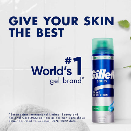 Shaving Gel for Sensitive Skin with Aloe Vera, 200ml