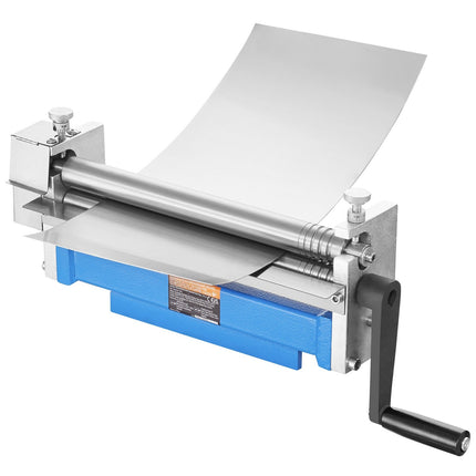 Sheet Metal Slip Roll Machine, 12.6 In, 20 Gauge, Detachable Rollers