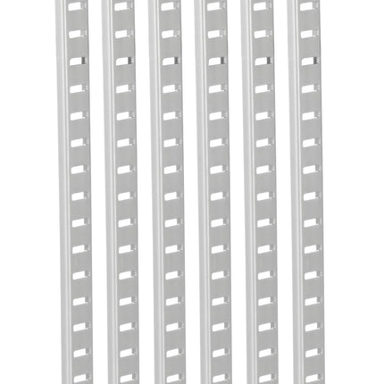 Shelf Pilaster Strips 36.3 in, 8-Pack, 32 Screws