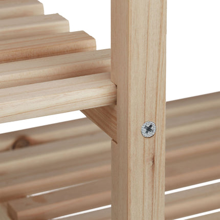Shelf for plants wood