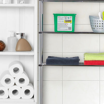 Shelf for washing machine in metal