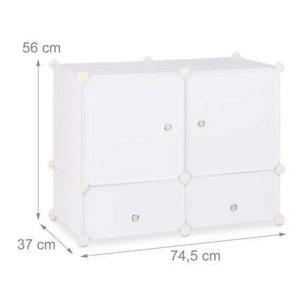 Shelf system 4 compartments