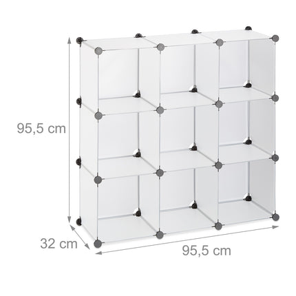Shelf system 9 compartments