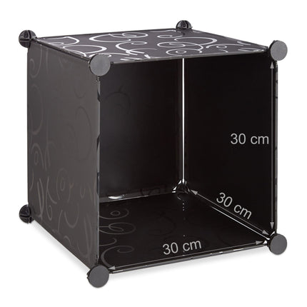Shelving system with doors