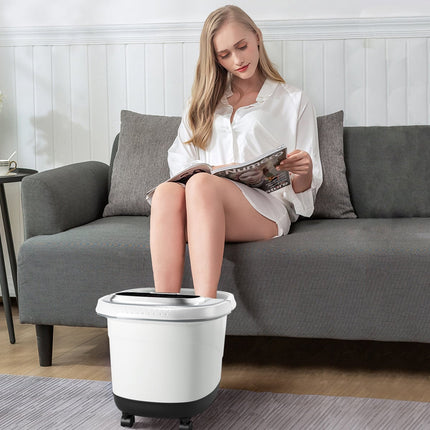 Shiatsu Foot Spa Massager with Heat and Timer, Gray