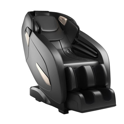 Shiatsu Massage Chair, Adjustable, Bluetooth, Black, 143x77x111 cm
