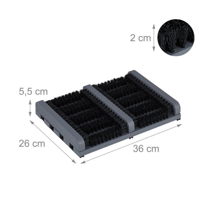 Shoe Cleaner with Sturdy Bristles and Non-Slip Base