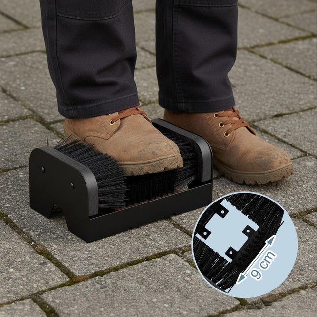 Shoe Scraper with All-Round Brushes