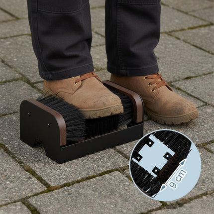 Shoe Scraper with Sturdy Bristles for Easy Cleaning