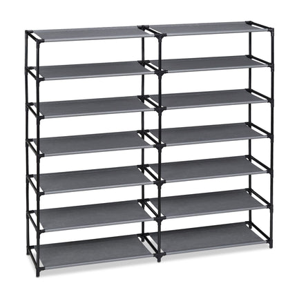 Shoe cabinet in fabric 12 compartments