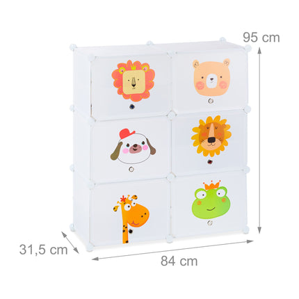 Shoe rack for children to plug in