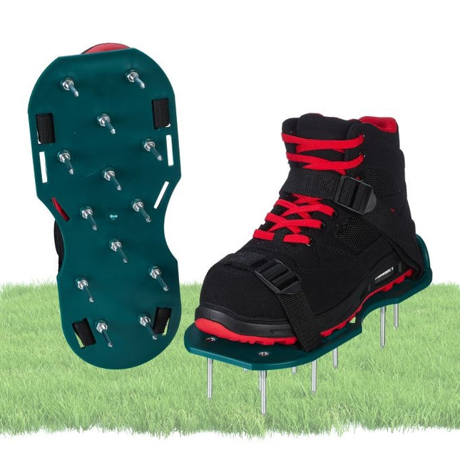 Shoes for lawn aerators