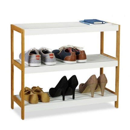 Shoe shelf white nature