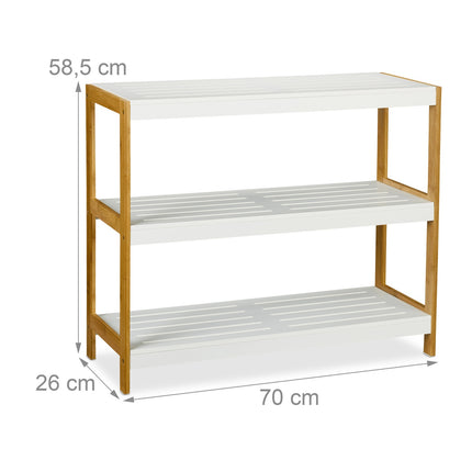 Shoe shelf white nature