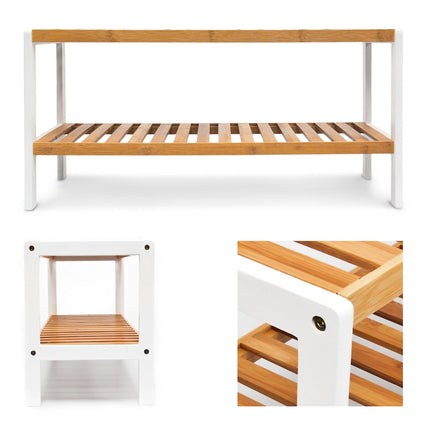 Shoe shelf with 2 shelves