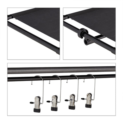Shoe shelf with 3 shelves & boot hanger