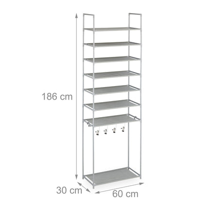 Shoe shelf with 8 shelves