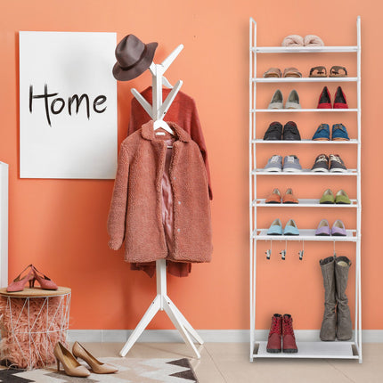 Shoe shelf with 8 shelves