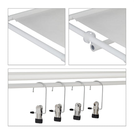 Shoe shelf with boot compartment