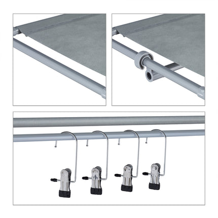 Shoe shelf with boot compartment