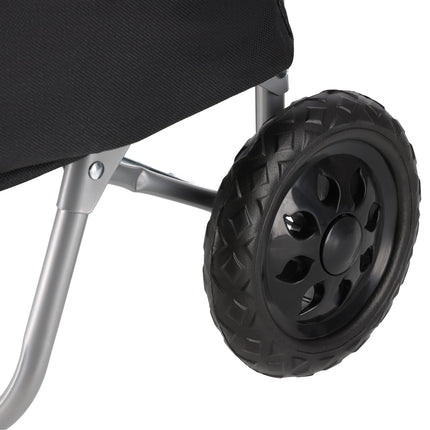 Shopping Cart, 40L Capacity, Black