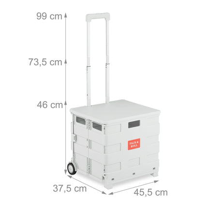 Shopping trolley with cover