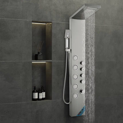 Shower Panel System, 4 Modes, 5 Jets, Handheld Shower