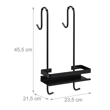Shower cabin to hang black