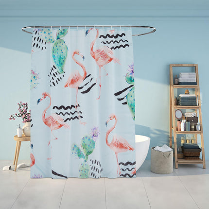 Shower curtain 180x200 cm with motif