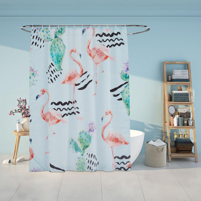 Shower curtain 180x200 cm with motif