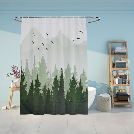 Shower curtain 180x200 cm with motif