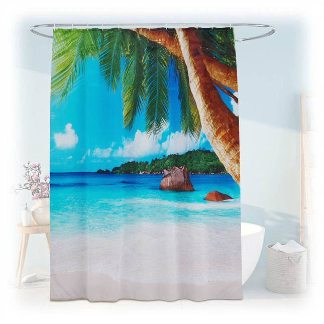 Shower curtain 180x200 cm with motif