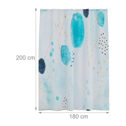 Shower curtain 180x200 cm with motif