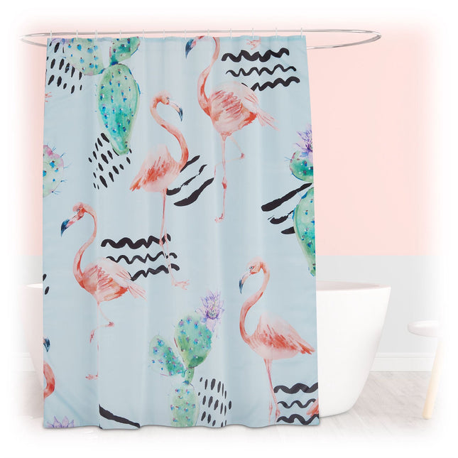 Shower curtain 180x200 cm with motif